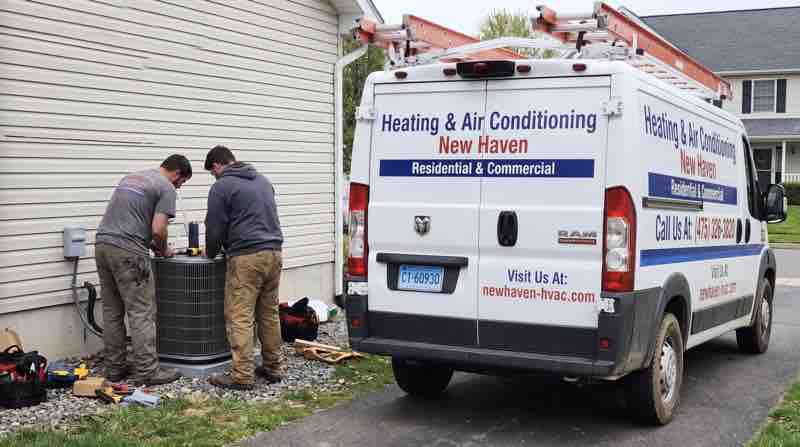 Commercial HVAC service in New Haven County
