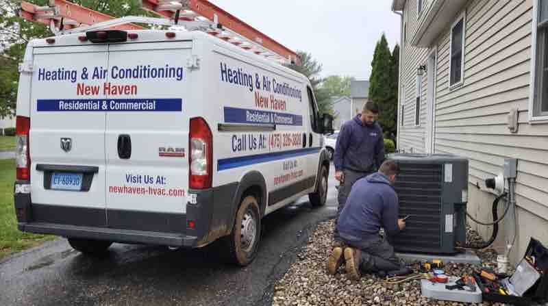 Central air conditioning service in Milford, CT